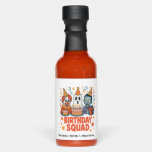Halloween Birthday Squad Creepy Clown Ghost Zombie Hot Sauces