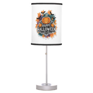 Halloween Birthday Squad Creepy Clown Ghost Zombie Table Lamp