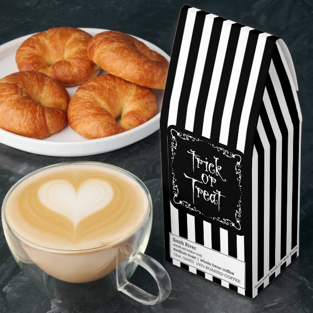 Halloween Black and White Roasted Coffee (Breakfast)
