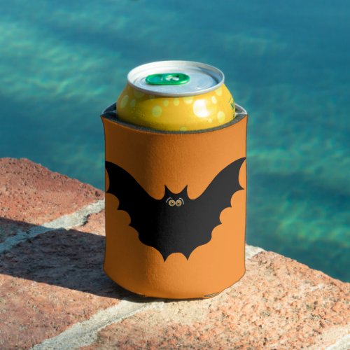 Halloween Black Bat Can Cooler
