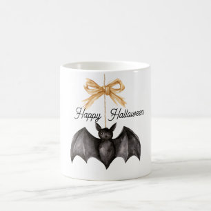 Halloween Black Bat Coffee Mug