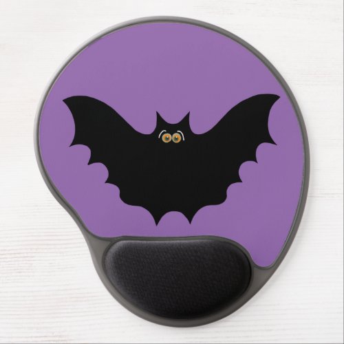 Halloween Black Bat Gel Mouse Pad