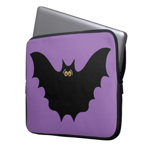 Halloween Black Bat Laptop Sleeve