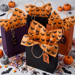 Halloween Black Bat Tissue Paper