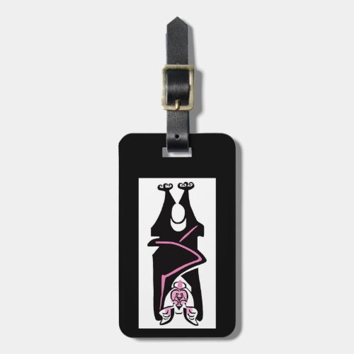 Halloween _ Black BAT _ Wildlife warrior _ Nature  Luggage Tag