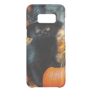 Halloween Black Cat and Pumpkin Uncommon Samsung Galaxy S8 Case