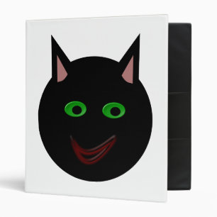 Halloween Black Cat Binder