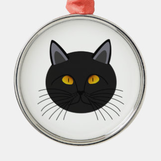 Halloween Black Cat Christmas Tree Ornament