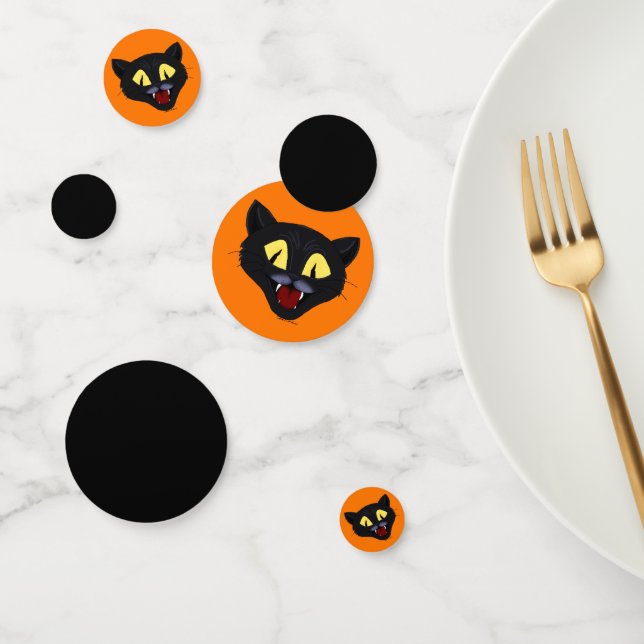 Halloween Black Cat Confetti (Group)
