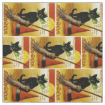 Halloween Black Cat Fabric