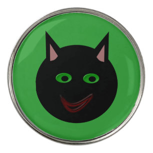Halloween Black Cat Golf Ball Markers