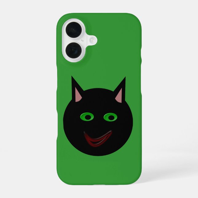 Halloween Black Cat Iphone Case (Back)