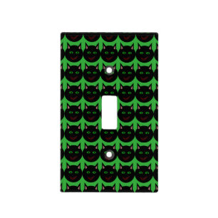 Halloween Black Cat Light Switch Cover