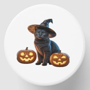 Halloween Black Cat Magic Classic T-Shirt Mini Candle Favors