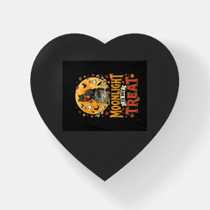Halloween Black Cat Moon Magic Paperweight