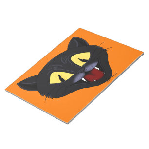Halloween Black Cat Notepad