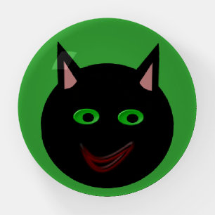 Halloween Black Cat Paperweight