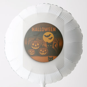 Halloween Black Cat & Pumpkin Balloon – VinBalloon