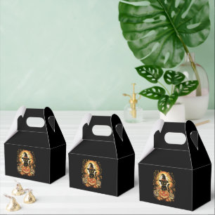 Halloween Black Cat Pumpkin Witch Cat Scary Favor Boxes