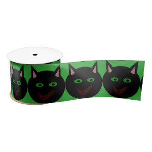 Halloween Black Cat Ribbon