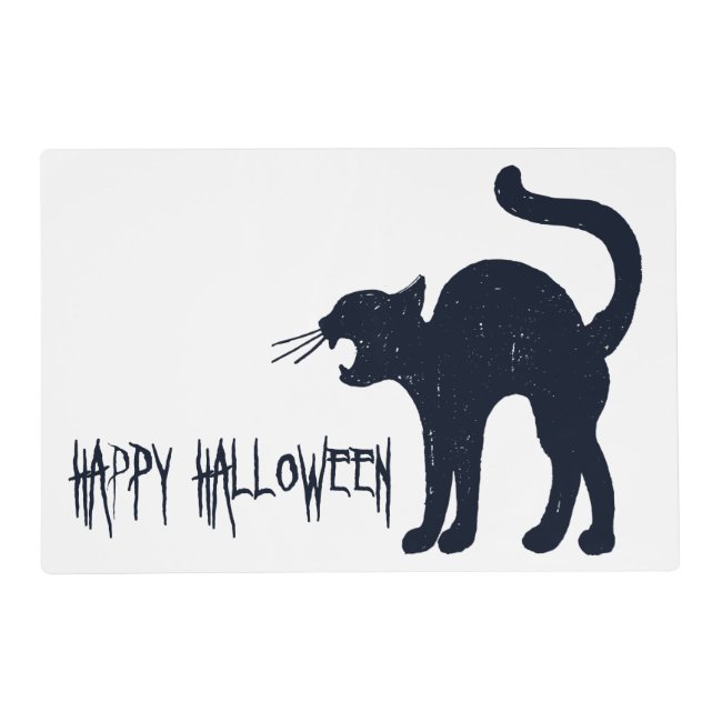Halloween Black Cat Silhouette