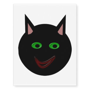 Halloween Black Cat Tattoos