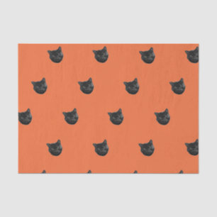 Halloween black cat tissue paper gift bag stuffer