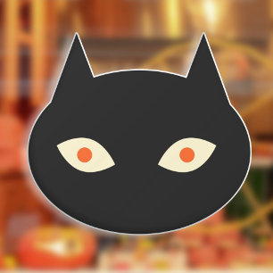 Halloween Black Cat Window Cling