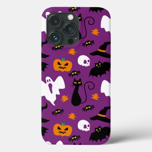 Halloween Black Cat Witchy Magical Spiritual Vinta iPhone 13 Pro Case