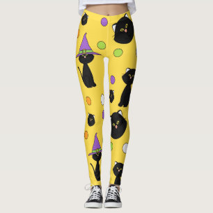 Halloween Black Cats Leggings