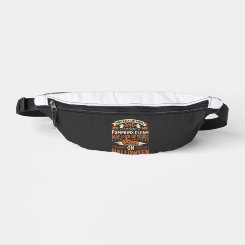 Halloween Black Cats Pumpkin Happy Bus Driver Desi Fanny Pack