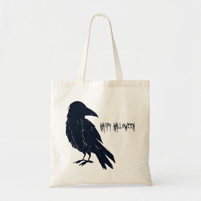Halloween Black Crow Trick or Treat
