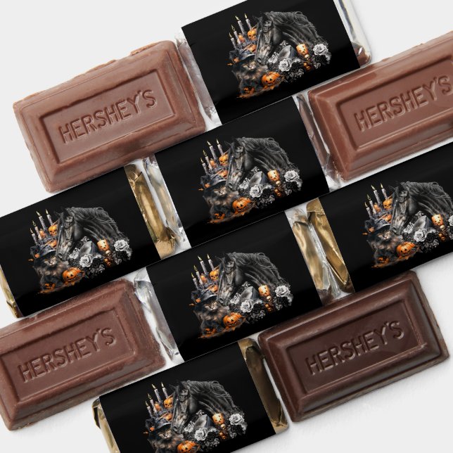 Halloween black Horse black Cat spooky Hershey's Miniatures (Assorted)