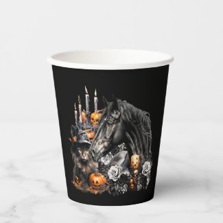 Halloween personalized paper cups
