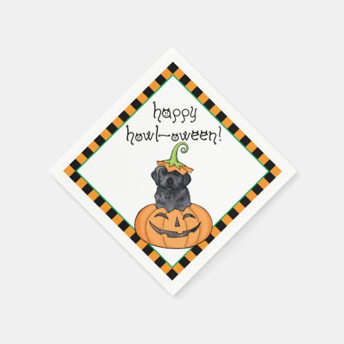 Halloween Black Lab Napkins