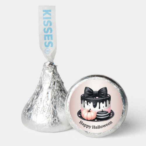 Halloween Black Pink Cake Treat Spooky Hersheys Kisses