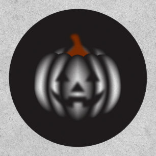 Halloween black pumpkin patch