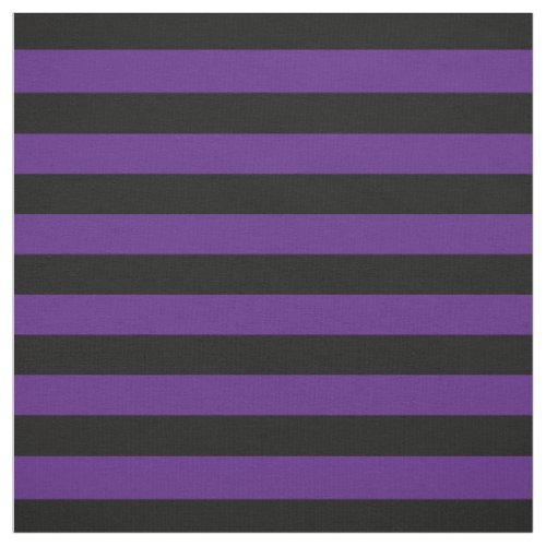 Halloween Black Purple Stripes Pattern Modern Chic Fabric