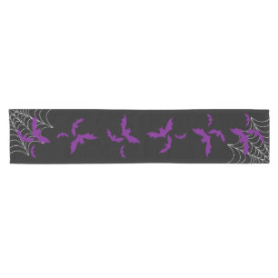 Halloween Black Short Table Runner