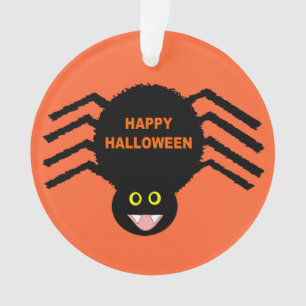 Halloween Black Spider Acrylic Ornament