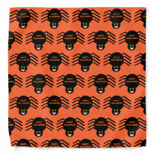 Halloween Black Spider Bandana