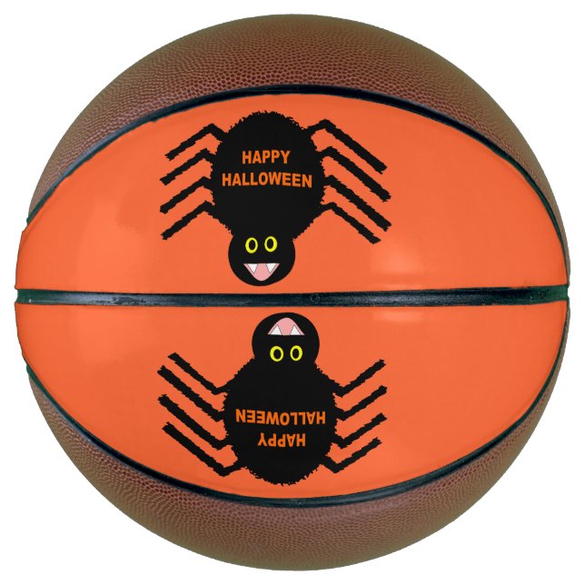 Halloween Black Spider Basketballs (Front)