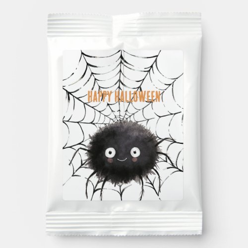 Halloween Black Spider on Web Lemonade Drink Mix