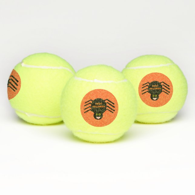 Halloween Black Spider Tennis Balls (Multi)