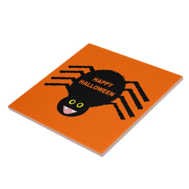 Halloween Black Spider TileHa Tile (Side)