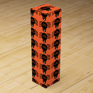 Halloween Black Spider Wine Gift Box