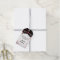 Halloween Black White Blood Splatter Thank You Tag