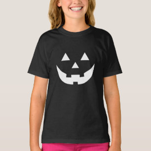 Halloween black white Jack o lantern costume T-Shirt