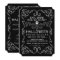 Halloween Black & White Party Invitation
