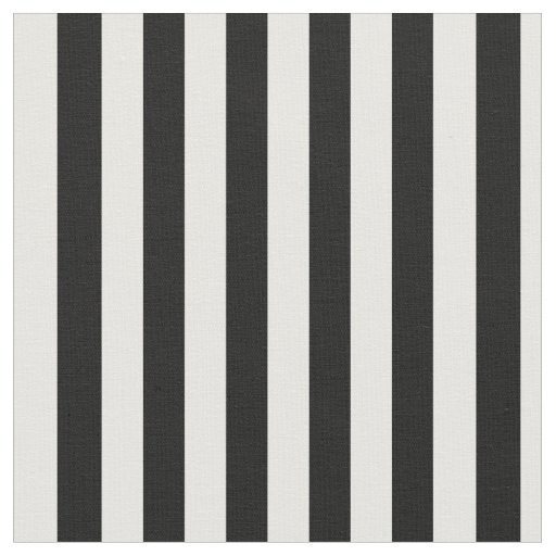 halloween black white vertical stripes fabric
